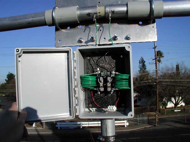 Relay box open