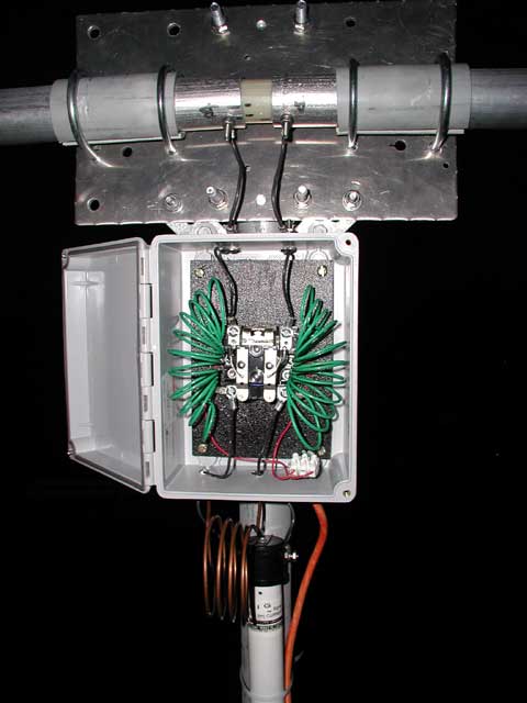Relay box open