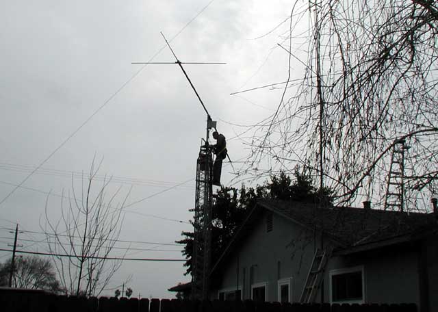 On tower tuning coils