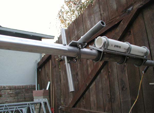 Counterpoise assembly viewed from top