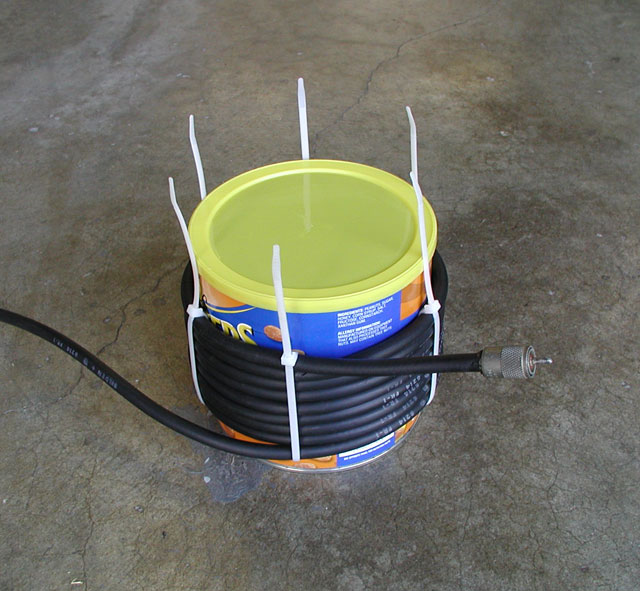 Building coax choke coil