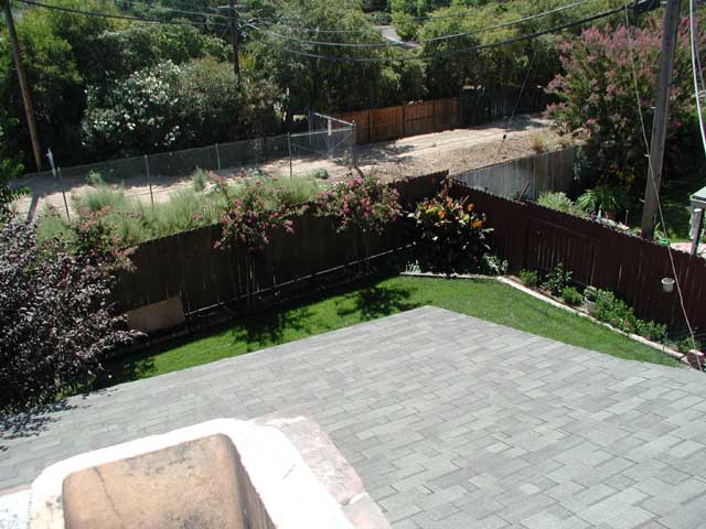 Looking at south west corner