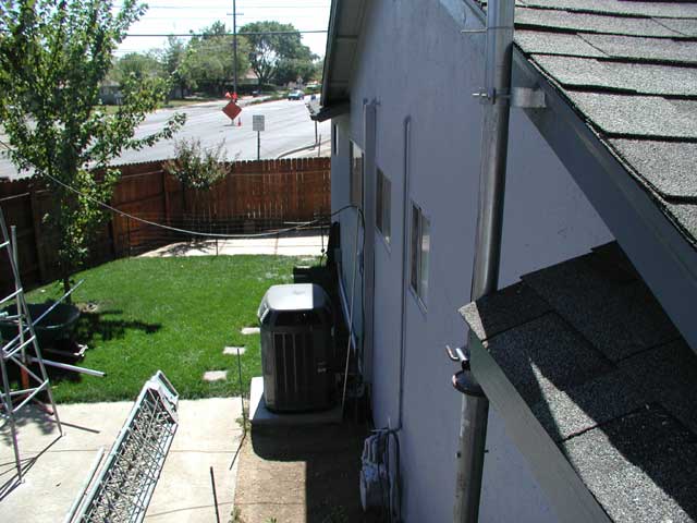 Looking along east wall