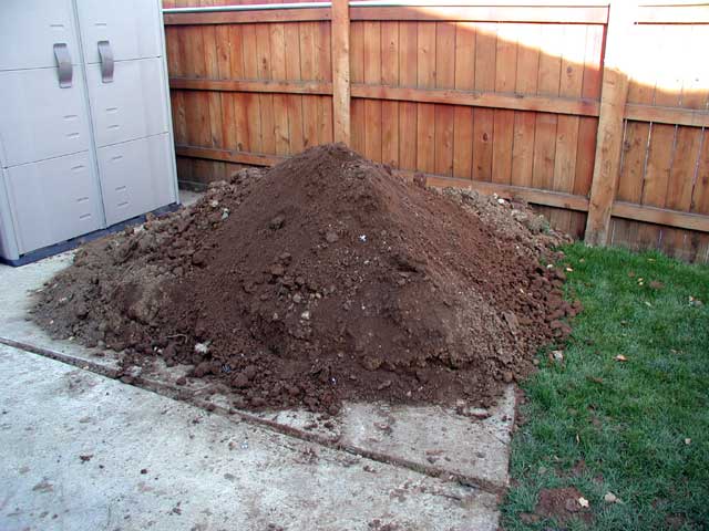 Pile of dirt
