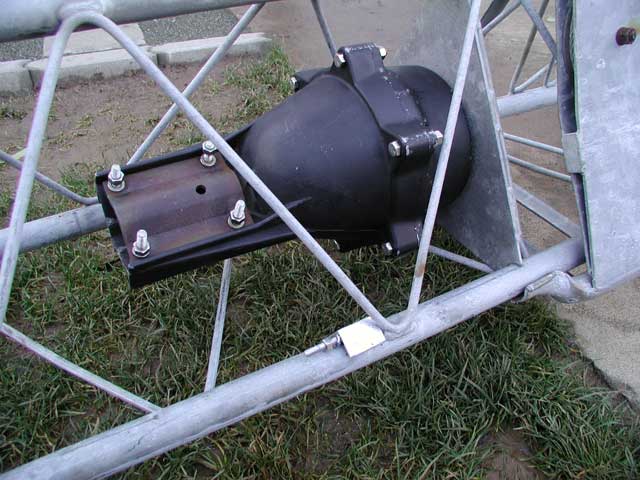 Close up of rotor in tower