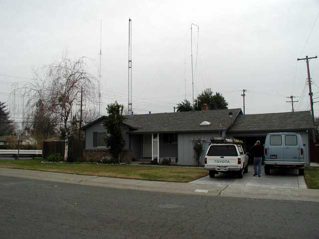 View from front of house
