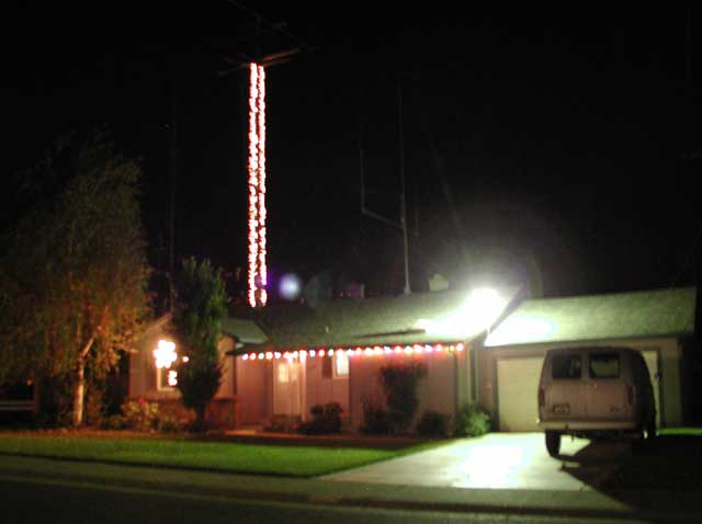 Tower with lights